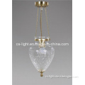 Modern Clear Blown Glass Pendant Light Lamp